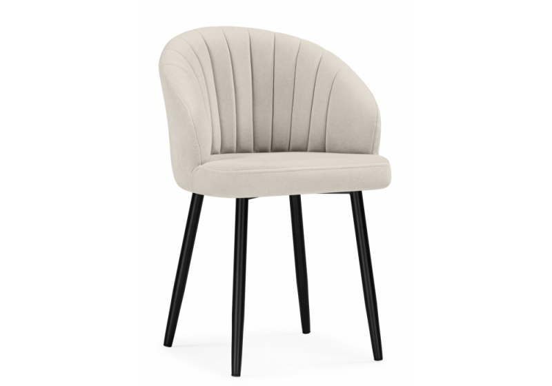 Стул на металлокаркасе Бэнбу marseille 2 / черный (54x50x76). 