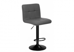 Барный стул Paskal серый / черный (43x53x89)