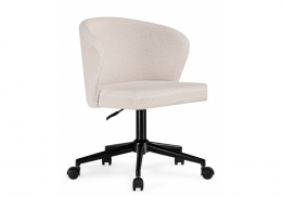 Офисное кресло Lika white teddy / black (58x54x78)